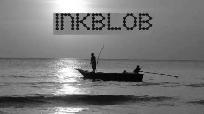Inkblob Font examples