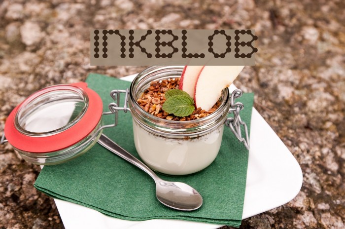 Inkblob Font examples