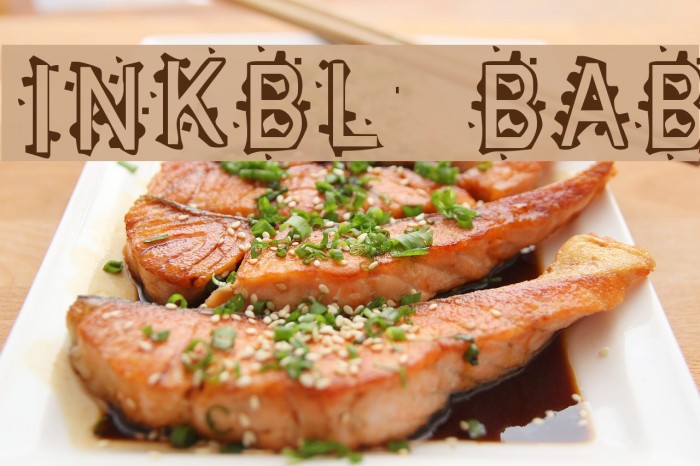 Inkblot Baby Font examples