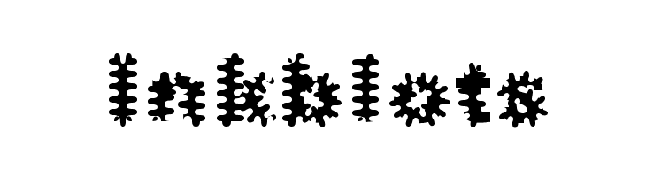 Inkblots  Fuentes Gratis Descargar