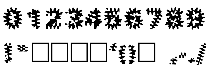 Inkblots Font OTHER CHARS
