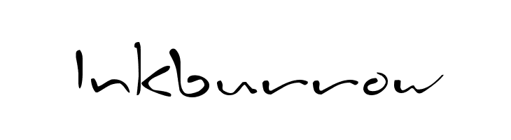 Inkburrow  Fuentes Gratis Descargar