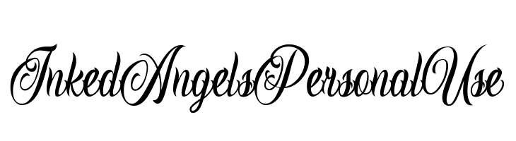 Inked Angels Personal Use  Frei Schriftart Herunterladen