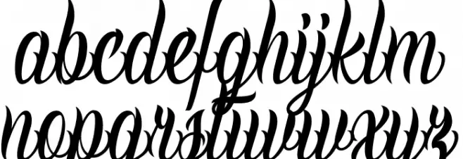Inked Angels Personal Use Шрифта строчной