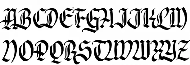 Inked Bones PERSONAL USE ONLY Font UPPERCASE
