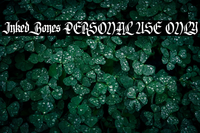 Inked Bones PERSONAL USE ONLY Example 2