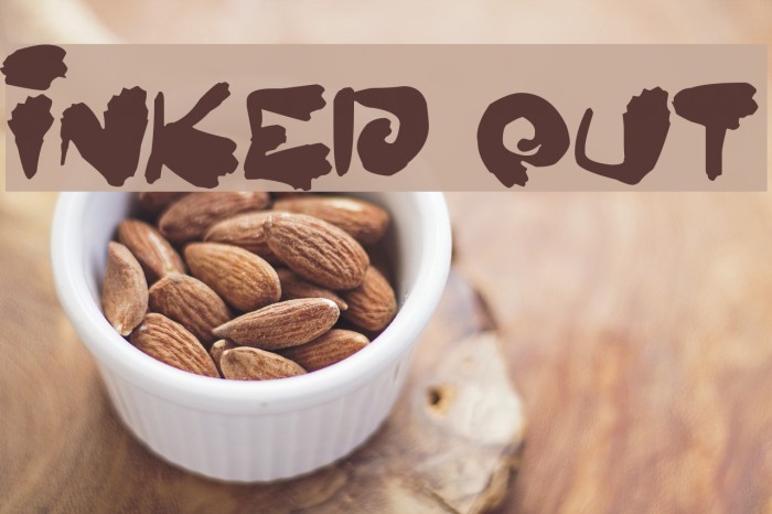 Inked Out Font examples