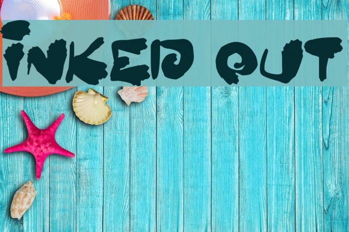 Inked Out Font examples