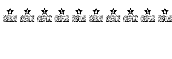 Inked Skin Personal Use Font OTHER CHARS