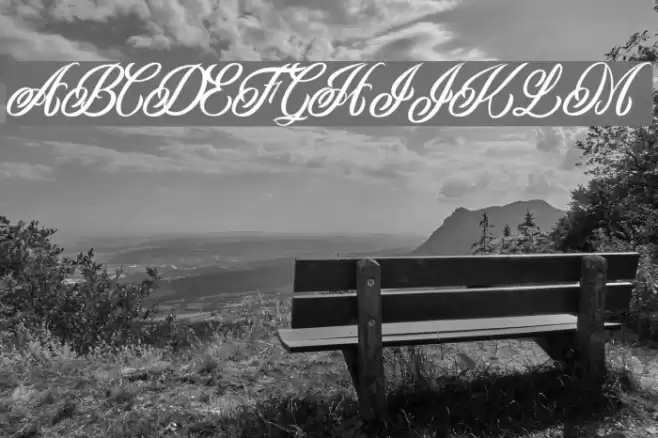 Inked Skin Personal Use Font examples