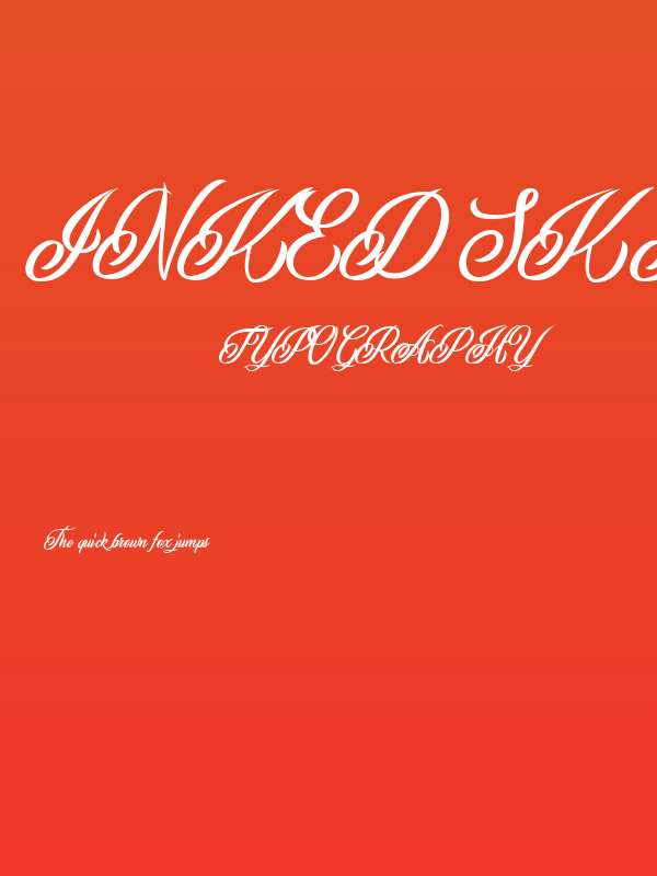 Inked Skin Personal Use  Poster