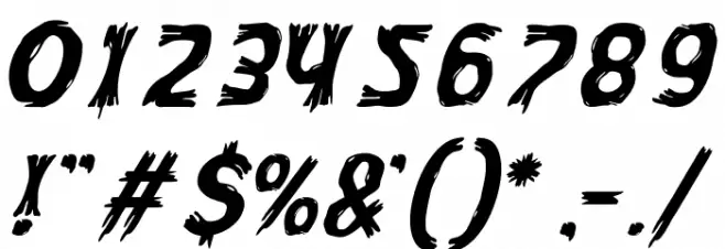 Inked Whimsy Five Font Alte caractere