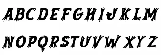 Inked Whimsy Five Font Litere mari