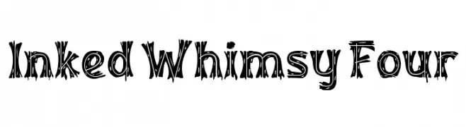 Inked Whimsy Four  Frei Schriftart Herunterladen