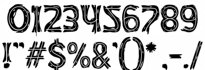 Inked Whimsy Four Font Alte caractere