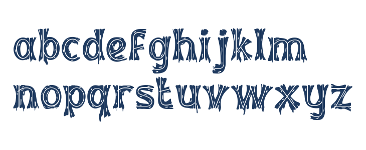Inked Whimsy Four Lowercase