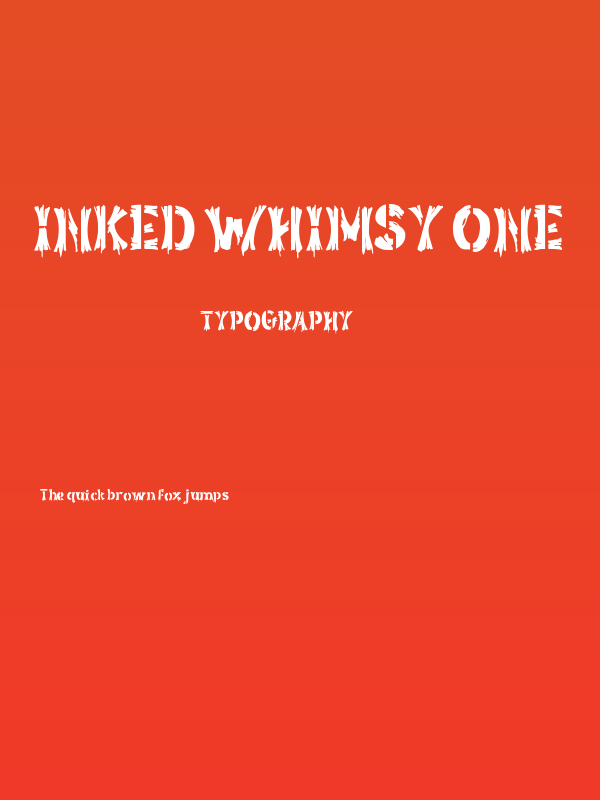 Inked Whimsy One Poster
