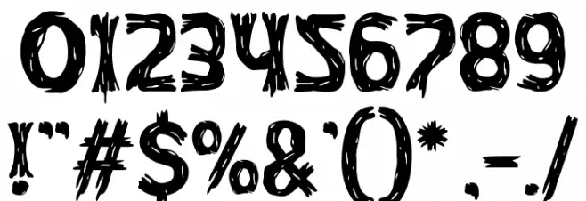 Inked Whimsy Three Font Alte caractere