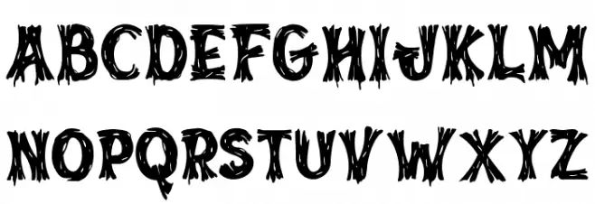 Inked Whimsy Three Font Litere mari