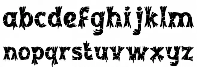 Inked Whimsy Two Font Litere mici