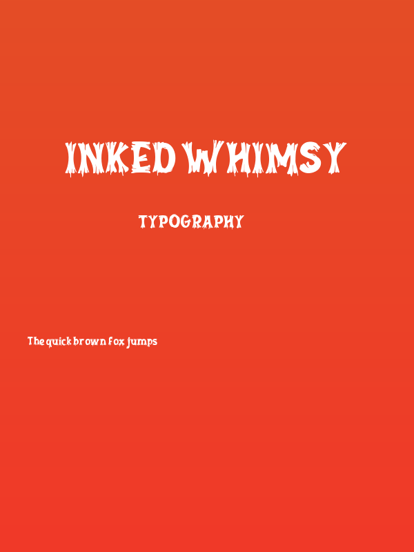 Inked Whimsy Poster