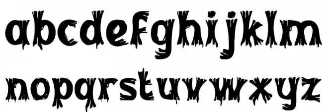 Inked Whimsy Font Litere mici