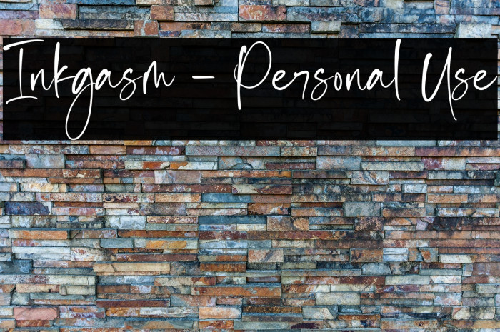 Inkgasm - Personal Use Example 1
