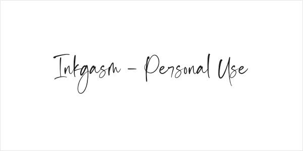 Inkgasm - Personal Use Logo