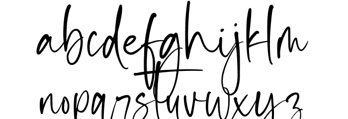 Inkgasm - Personal Use Font LOWERCASE