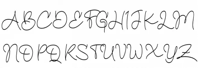 Inkgraphy Demo Regular Schriftart Groß