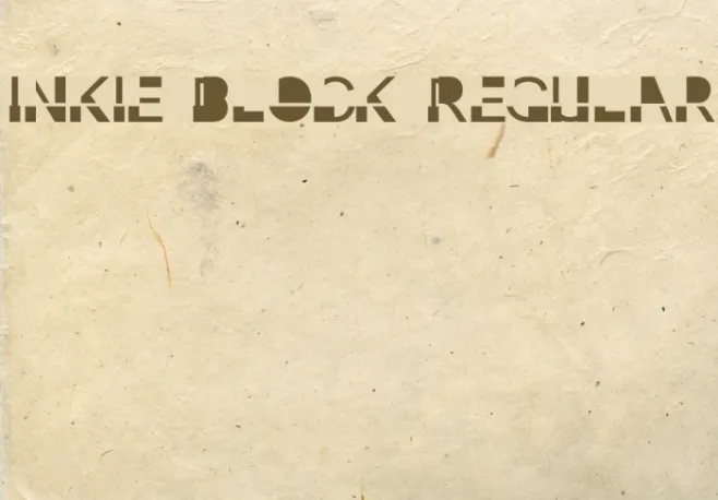 Inkie Block Regular Example 3