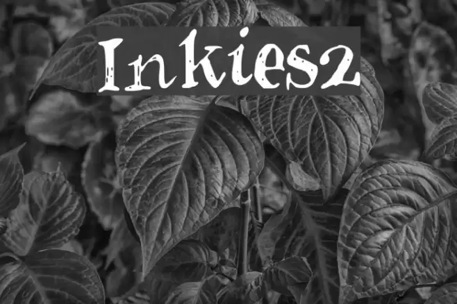 Inkies2 Font examples