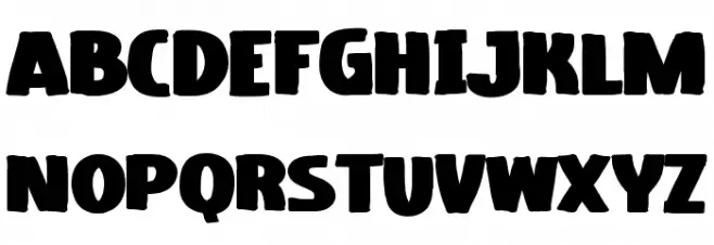 Inkle Schriftart Groß