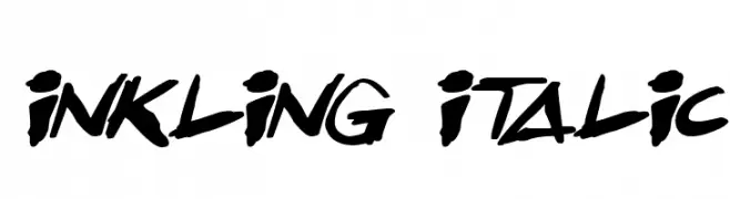 Inkling Italic  Descarca Fonturi Gratis
