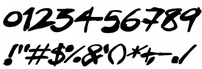 Inkling Italic Font OTHER CHARS