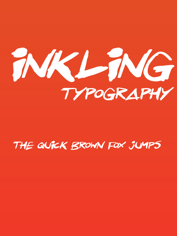 Inkling Italic Poster