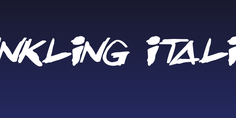 Inkling Italic Social Header