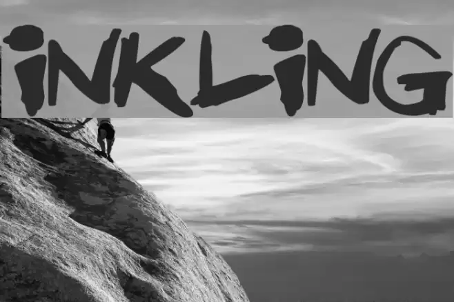 Inkling Font examples