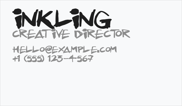 Inkling Business Card