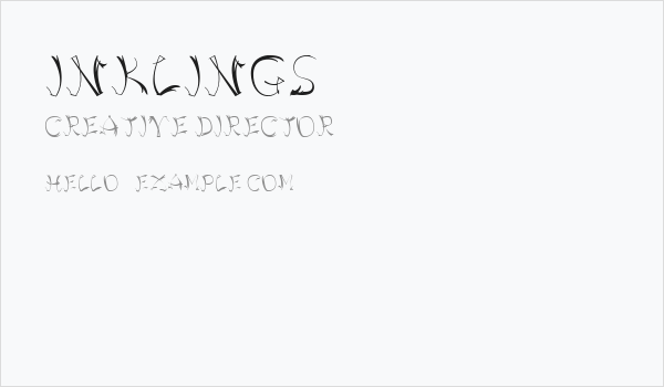 Inklings Business Card