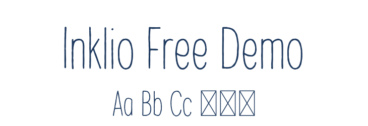 Inklio Free Demo Font Preview