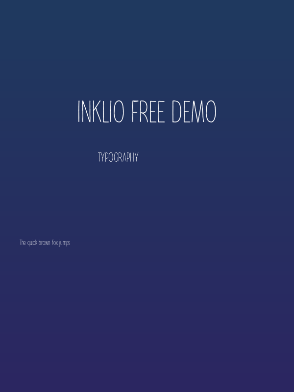 Inklio Free Demo Poster