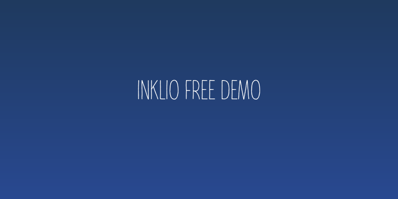Inklio Free Demo Social Header