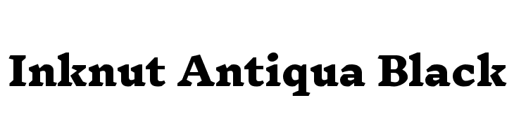 Inknut Antiqua Black Font