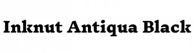 Inknut Antiqua Black  Fuentes Gratis Descargar