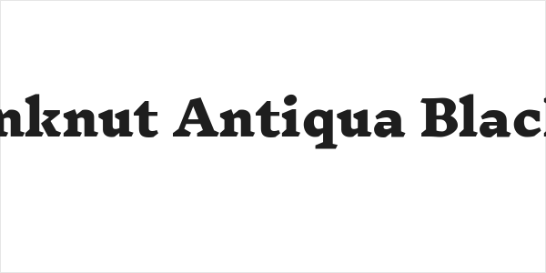 Inknut Antiqua Black Logo