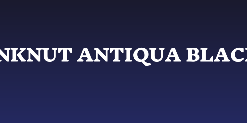 Inknut Antiqua Black Social Header