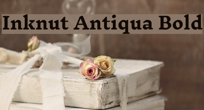 Inknut Antiqua Bold Font examples