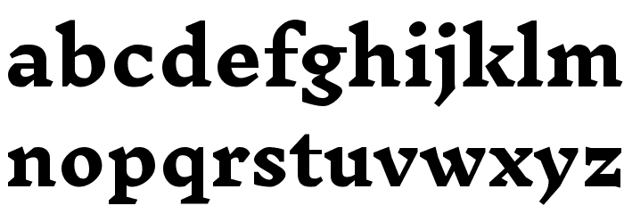 Inknut Antiqua Bold Font LOWERCASE