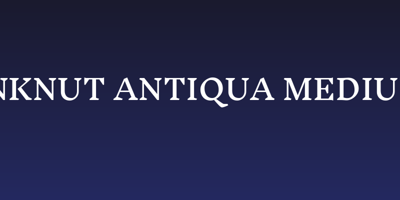 Inknut Antiqua Medium Social Header